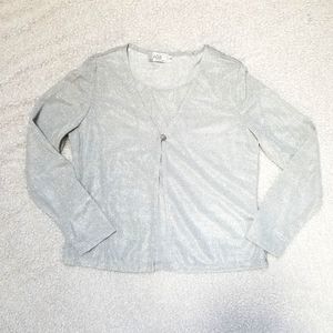 Sparkly Silver Cardigan